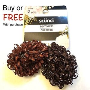 🌟 Buy or FREE 💫 w/Purchase Hair Scrunchies Set Freebie MF21